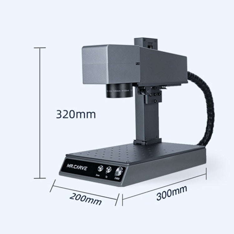 DAJA M1 Pro 2W Metal Nameplate High Precision Characters Laser Carving Machine, Style:M1pro+RT5 Rotating Shaft(US Plug) - DIY Engraving Machines by DAJA | Online Shopping UK | buy2fix