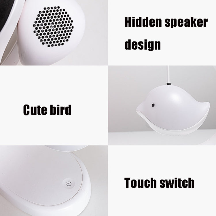 Bird Speaker Night Light Bedroom Bedside Music Desk Lamp, Style:Basic - Night Lights by buy2fix | Online Shopping UK | buy2fix