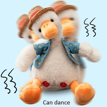 Repeat Duck Tricky Duck Learn Talking Singing Plush Duck Toy, Style:Remote Control Ver. - Electronic Pets by buy2fix | Online Shopping UK | buy2fix