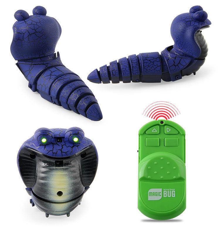 7702 Infrared Remote Control Simulation Cobra Tricky Toy(Purple) - Electronic Pets by buy2fix | Online Shopping UK | buy2fix