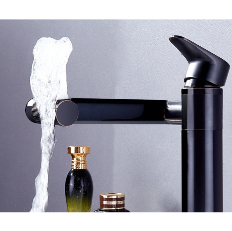 Universal Swivel Faucet Bathroom Hot & Cold Dual-Out Mode Faucet, Specification: High HT-99528-1 - Faucets & Accessories by buy2fix | Online Shopping UK | buy2fix