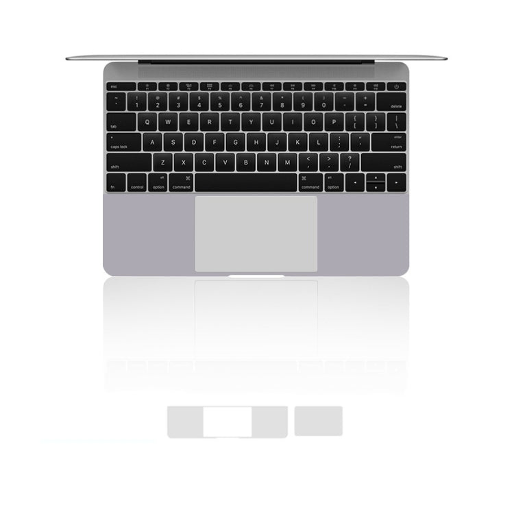 JRC 2 in 1 Laptop Palm Rest Sticker + Touchpad Film Set For MacBook Air 13.3 inch A1932 (2018)(Silver) - Protector Sticker by JRC | Online Shopping UK | buy2fix