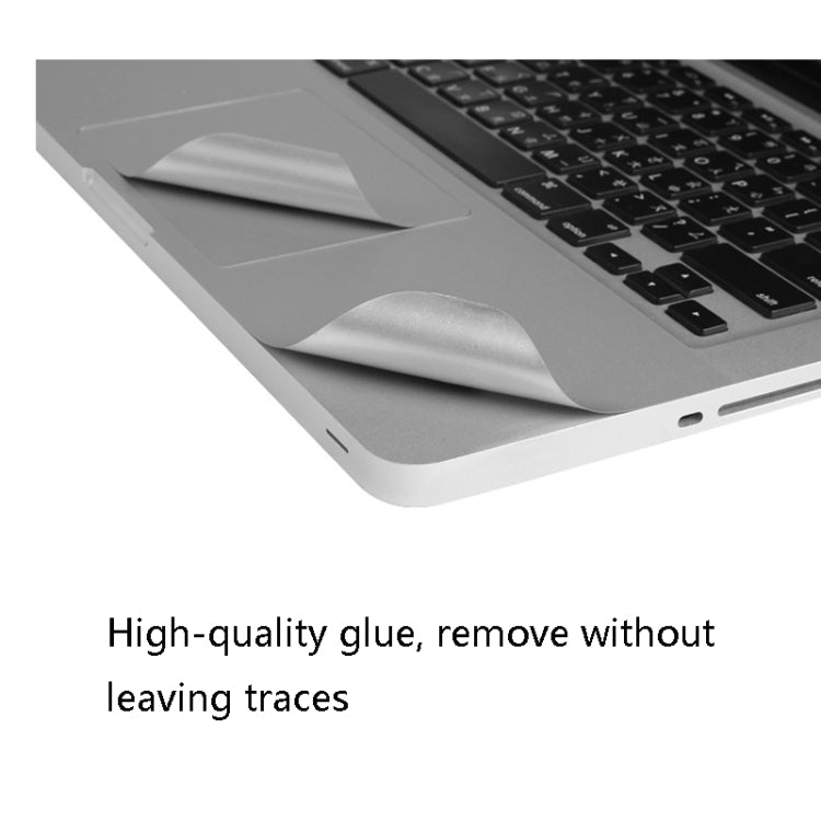 JRC 2 in 1 Laptop Palm Rest Sticker + Touchpad Film Set For MacBook Pro 16 inch A2141 (with Touch Bar)(Silver) - Protector Sticker by JRC | Online Shopping UK | buy2fix