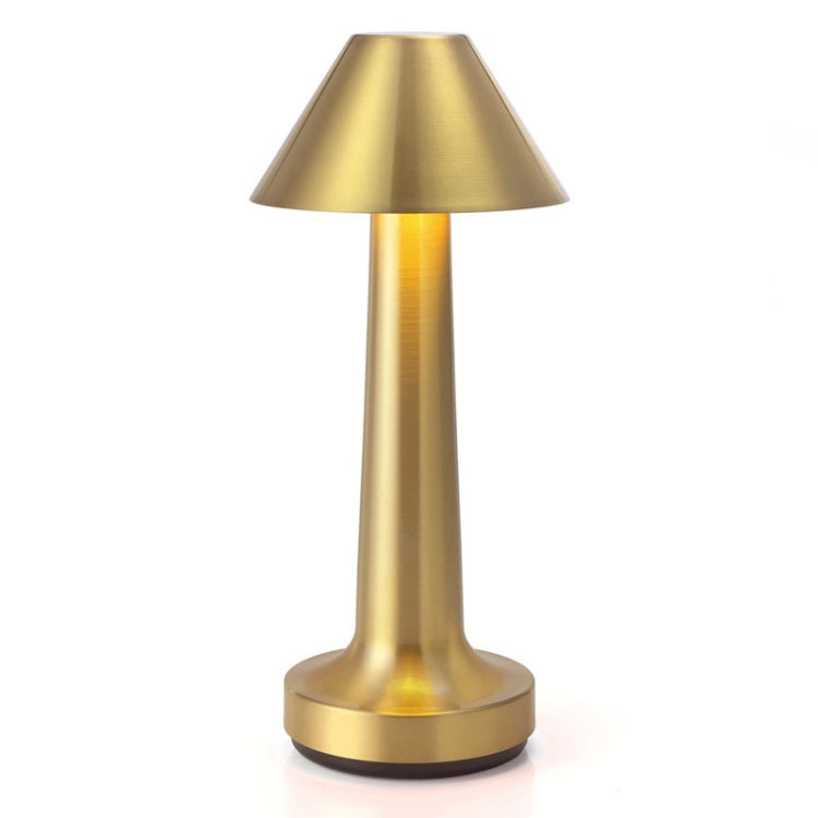 JB-TD001 LED Touch Table Lamp Cafe Restaurant Decoration Night Light, Specification: UK Plug(Golden) - Bedside Light by buy2fix | Online Shopping UK | buy2fix