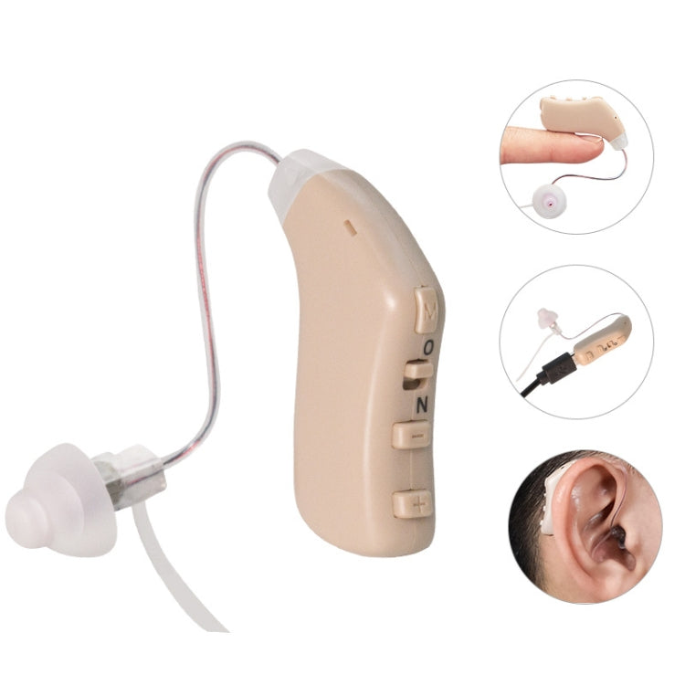 G28 Old Man Hearing Aid Sound Amplifier Sound Collector, Style: Right Ear(Skin Color) - Hearing Aids by buy2fix | Online Shopping UK | buy2fix