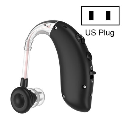 GM-105 Elderly Hearing Aid Sound Amplifier Intelligent Noise Reduction Sound Collector, Style: US Plug(Fantasy Black) - Hearing Aids by buy2fix | Online Shopping UK | buy2fix