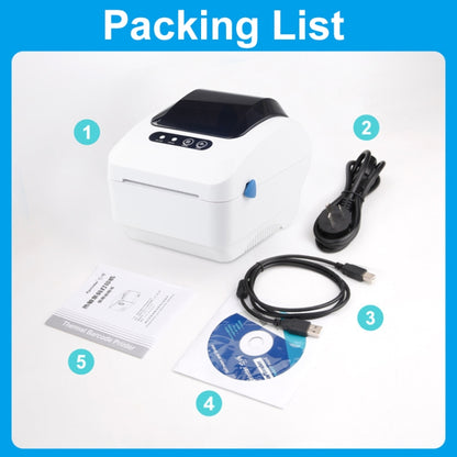 Xprinter XP-320B 80mm Thermal Barcode Supermarket Cashier Label Printer, Spec: USB+Bluetooth(EU Plug) - Printer by Xprinter | Online Shopping UK | buy2fix