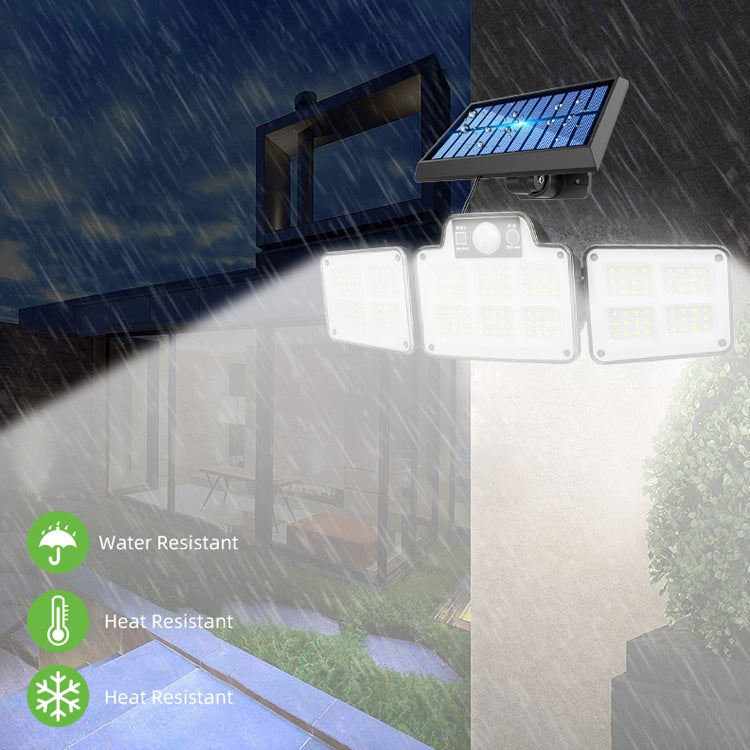 134 LED Solar Split Type Courtyard Lamp Outdoor Waterproof Corridor Garden Human Body Sensing Street Light - Solar Lights by buy2fix | Online Shopping UK | buy2fix