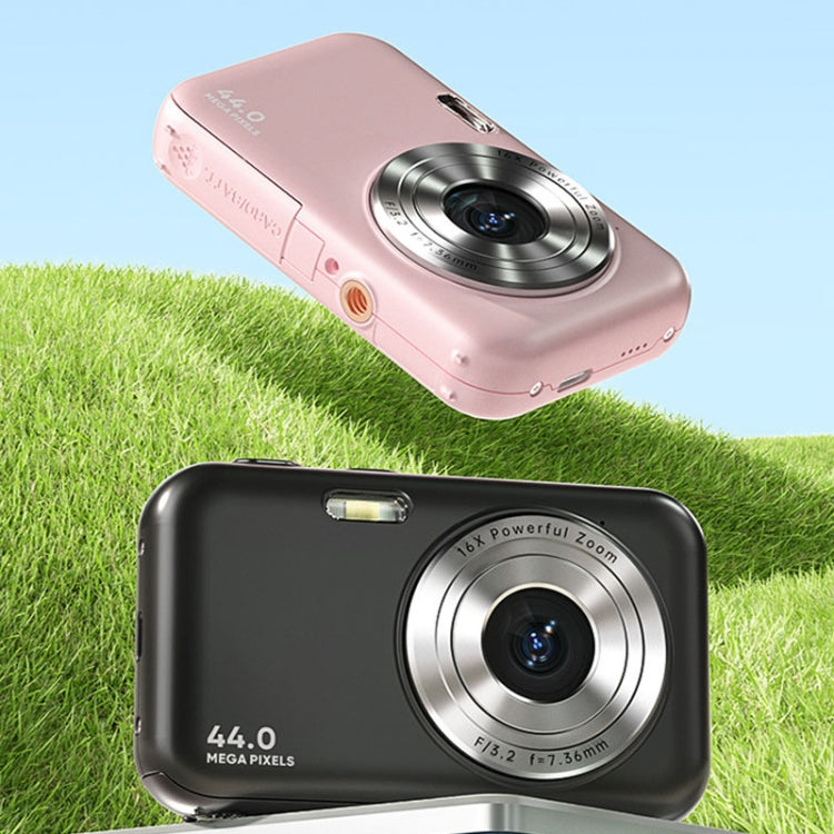 DC406L 2.4-Inch 1080P Mini HD 16X Zoom Digital Camera Home Children Camera AU Plug(Pink) - Children Cameras by buy2fix | Online Shopping UK | buy2fix