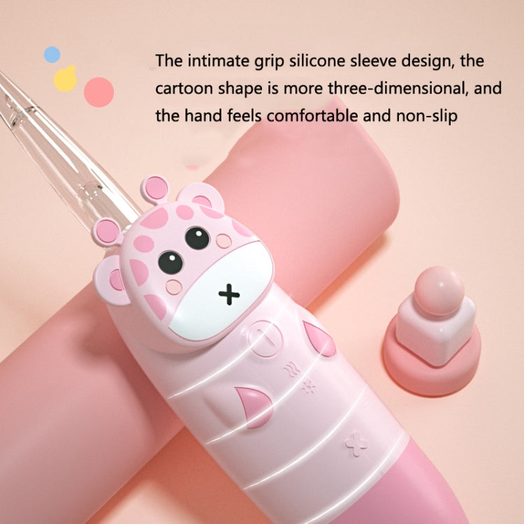 Children Cartoon Colorful Waterproof Electric Toothbrush Smart Sonic Toothbrush(Pink) - Toothbrushes by buy2fix | Online Shopping UK | buy2fix