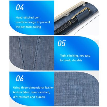 A5 Three-Dimensional Leather Pattern Notebook Set With 16GB U Disk, Specification: U Disk Style(Sky Blue) - Notebooks by buy2fix | Online Shopping UK | buy2fix