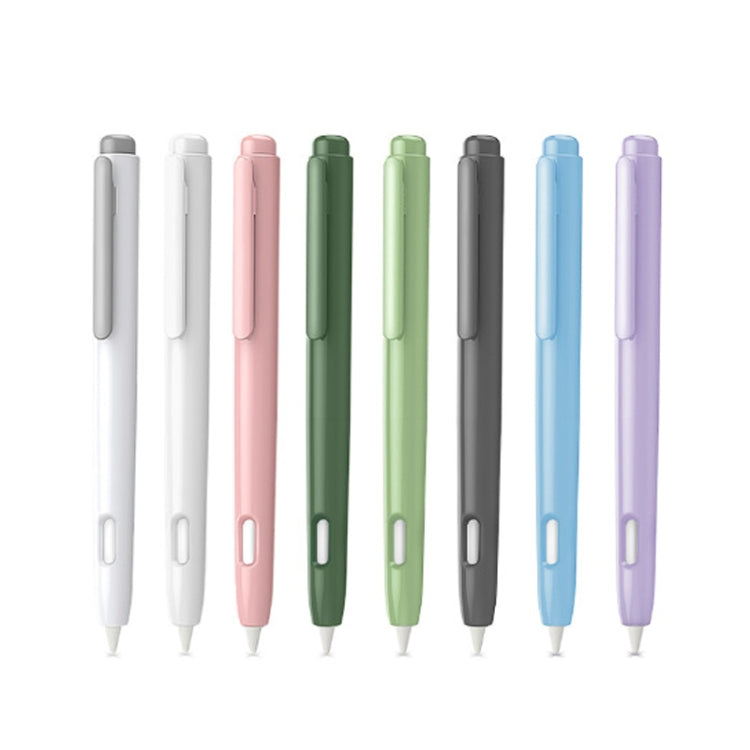 Double-Click Automatic Retractable Stylus Pen Case For Apple Pencil 2(Grass Green) - Pencil Accessories by buy2fix | Online Shopping UK | buy2fix