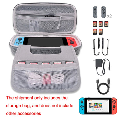 CHKJOK Game Console Bracket Function EVA Protective Sleeve For Switch Oled(Gray) - Bags by CHKJOK | Online Shopping UK | buy2fix