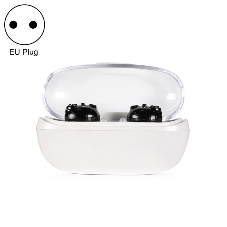 Magnetic Charge Dual-unit Sound Collector, Specification: EU Plug(Black) - Hearing Aids by buy2fix | Online Shopping UK | buy2fix