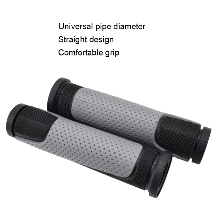 1 Pair FMFXTR Bicycle Grips Mountain Bike Non-Slip Rubber Grips, Style: Double Color Half Pass - Bicycle Grips by FMFXTR | Online Shopping UK | buy2fix