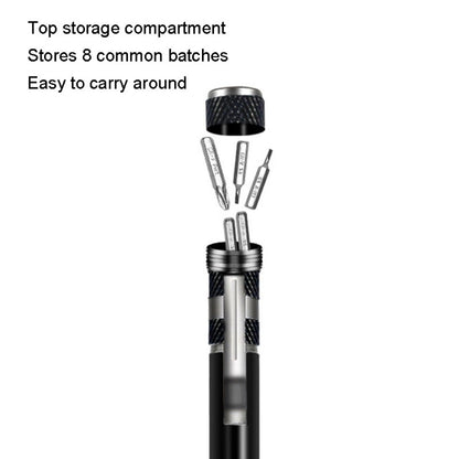 8 In 1 Screwdriver Aluminum Alloy Combination Disassembly Pen Repair Screwdriver(Silver) - Screwdriver Tools by buy2fix | Online Shopping UK | buy2fix