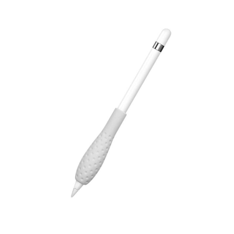 Tablet Stylus Pencil Silicone Case For Apple Pencil 1/2 Gen(Gray) - Pencil Accessories by buy2fix | Online Shopping UK | buy2fix