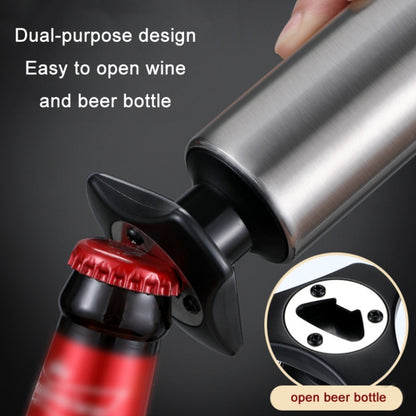 Kitchen Stainless Steel Wine Bottle Opener Household Tools(Black) - Openers by buy2fix | Online Shopping UK | buy2fix