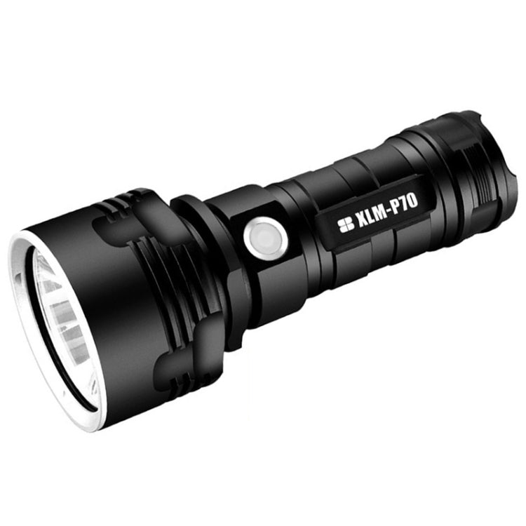 Strong Light Outdoor Waterproof Camping Aluminum LED Flashlight, Style: P70 (Without Battery) - LED Flashlight by buy2fix | Online Shopping UK | buy2fix