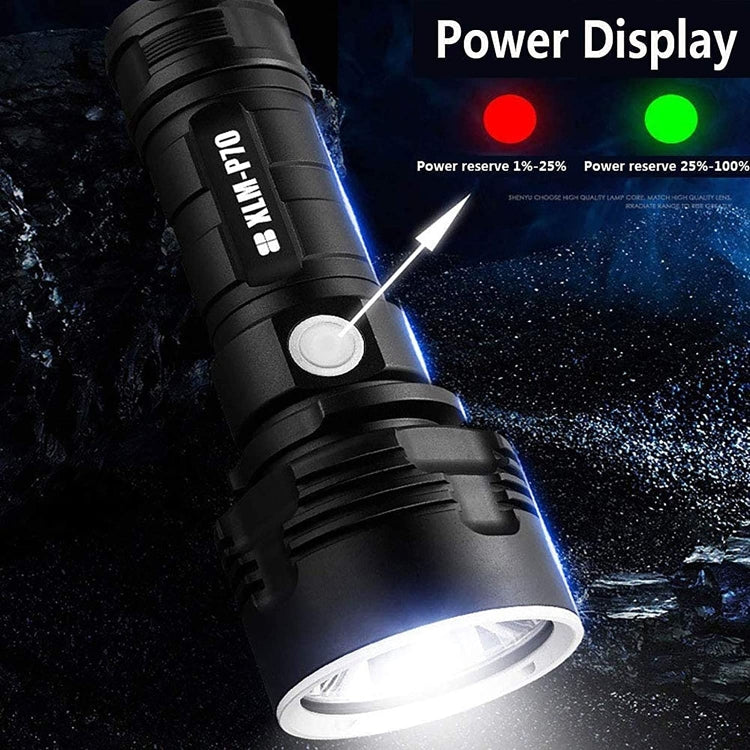 Strong Light Outdoor Waterproof Camping Aluminum LED Flashlight, Style: P70 (Without Battery) - LED Flashlight by buy2fix | Online Shopping UK | buy2fix