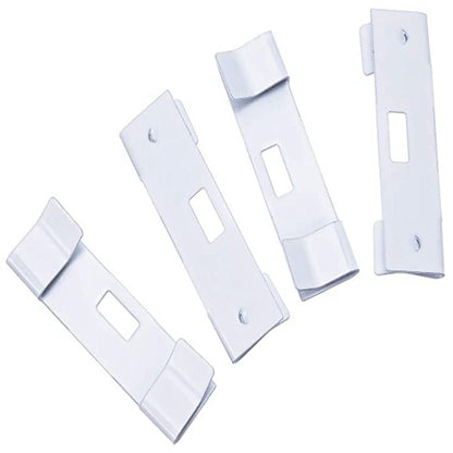 12 PCS / Set Venetian Blinds Metal Clip Hanging Piece Curtain Accessories(White) - Curtain Decorative Accessories by buy2fix | Online Shopping UK | buy2fix