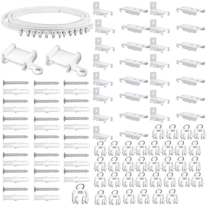 Model Steel Rail Bending Curtain Rail Flexible Guide Set, Size: 5m - Curtain Decorative Accessories by buy2fix | Online Shopping UK | buy2fix