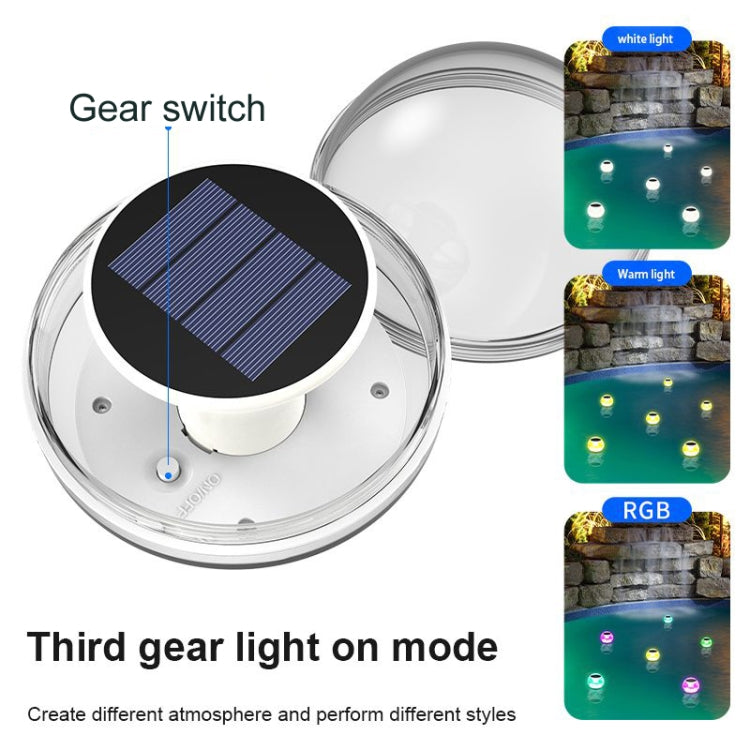 Solar Water Floating Lights Patio Pool Floating Landscape Decorative Lights(Three Light Mode) - Underwater Lights by buy2fix | Online Shopping UK | buy2fix