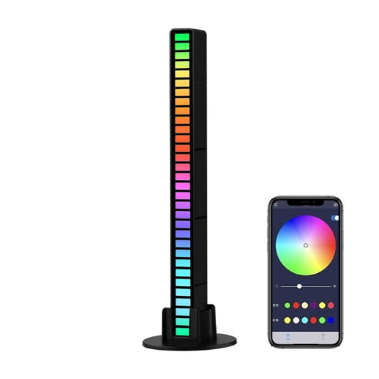 RGB Sound-controlled Rhythmic Response Lights Music Ambient LED Pick-up Lights Plug-in(16 Light+APP Black) - Novelty Lighting by buy2fix | Online Shopping UK | buy2fix