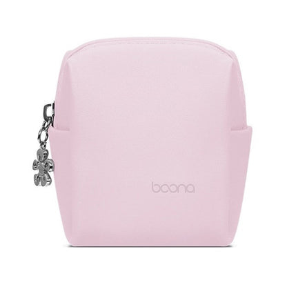 Baona BN-G003 Leather Mini Portable Multifunctional Digital Storage Bag(Zipper Purple) - Digital Storage Bag by Baona | Online Shopping UK | buy2fix