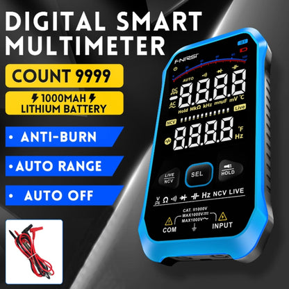 FNIRSI S1 Digital High Precision Fully Automatic Digital Multimeter(Blue) - Digital Multimeter by FNIRSI | Online Shopping UK | buy2fix