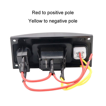 Marine Self-Locking Resetting Switch With Overload Protection Indicator Light ON-OFF 2 Switch - Marine Accessories & Parts by buy2fix | Online Shopping UK | buy2fix