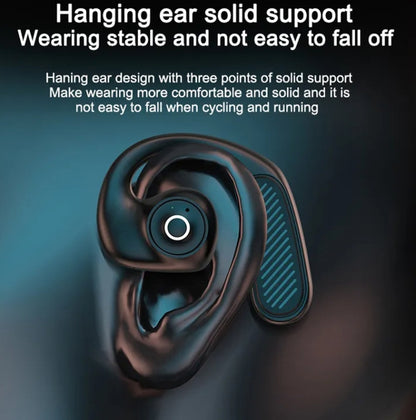 K23  TWS Hanging Ear Earphones Air Conduction Bluetooth Headset(Black) - TWS Earphone by buy2fix | Online Shopping UK | buy2fix