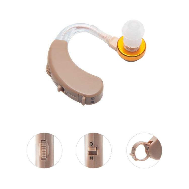 F-138 DC 1.5V Earhook Hearing Aid Sound Amplifier - Hearing Aids by buy2fix | Online Shopping UK | buy2fix