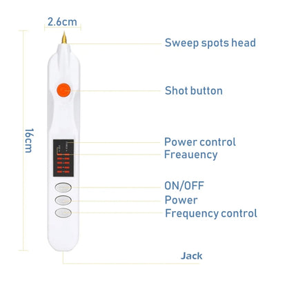 Spot Mole Pen Spot Removal Instrument Home Beauty Instrument, Spec: Charging Model US Plug(Black) - Beauty Instrument by buy2fix | Online Shopping UK | buy2fix