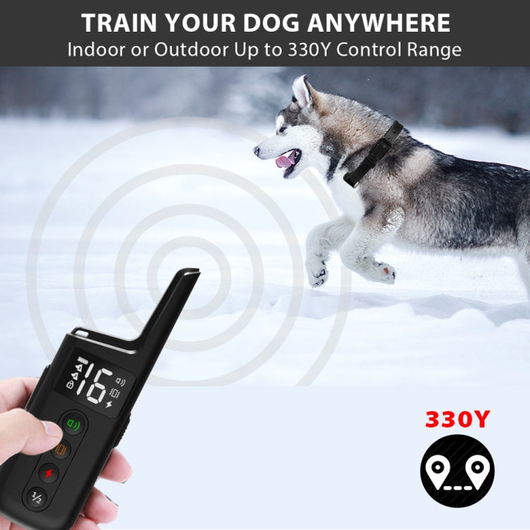 Pet Wrap-around Electric Shock Column Powerful Electronic Training Collar, Style: Receiver + Remote - Training Aids by buy2fix | Online Shopping UK | buy2fix