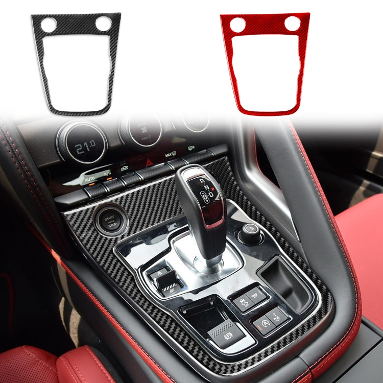 For Jaguar F-TYPE 2013+ Left And Right Drive Universal Gear Frame Sticker(Red) - Car Interior Mouldings by buy2fix | Online Shopping UK | buy2fix