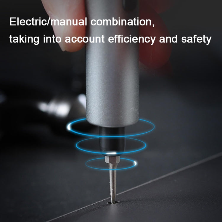 IFu  42-In-1 Electric Screwdriver Set Precisions USB Fast Charging Screw Driver With LED Work Light(D2 Plus) - Screwdriver Tools by IFu | Online Shopping UK | buy2fix