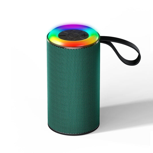 Wireless Bluetooth Speaker with RGB Light Portable Waterproof Small Audio(Green) - Desktop Speaker by buy2fix | Online Shopping UK | buy2fix