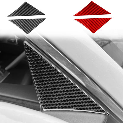 For Jaguar F-TYPE 2013+ Universal A-Pillar Sticker For Left And Right Drive(Black) - Decorative Sticker by buy2fix | Online Shopping UK | buy2fix