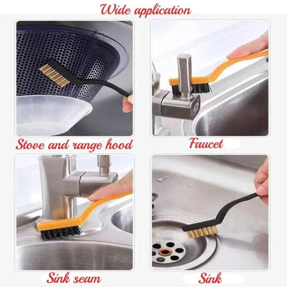 13pcs /Set Multifunctional Kitchen Stove Cleaning Brush Set Range Hood Sink Gap Brush - Cleaning Tools by buy2fix | Online Shopping UK | buy2fix