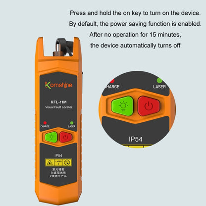Komshine Mini Red Light Fiber Optic Test Pen, Model: KFL-11M-20 - Fiber Optic Test Pen by Komshine | Online Shopping UK | buy2fix