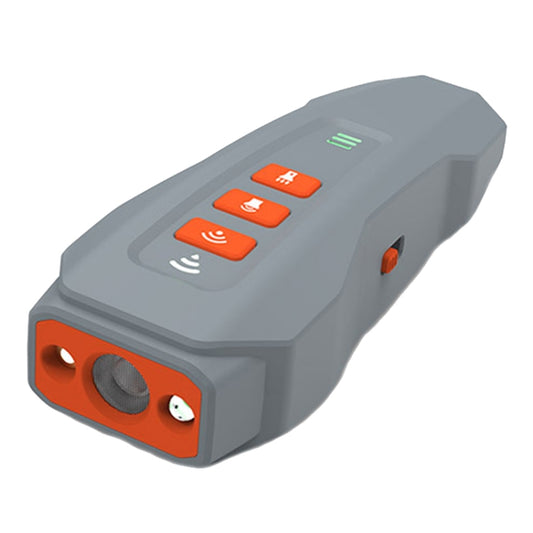LED Flashing Light Handheld Ultrasonic Bark Arrester Frequency Conversion Dog Training Device(Gray+Orange) - Training Aids by buy2fix | Online Shopping UK | buy2fix