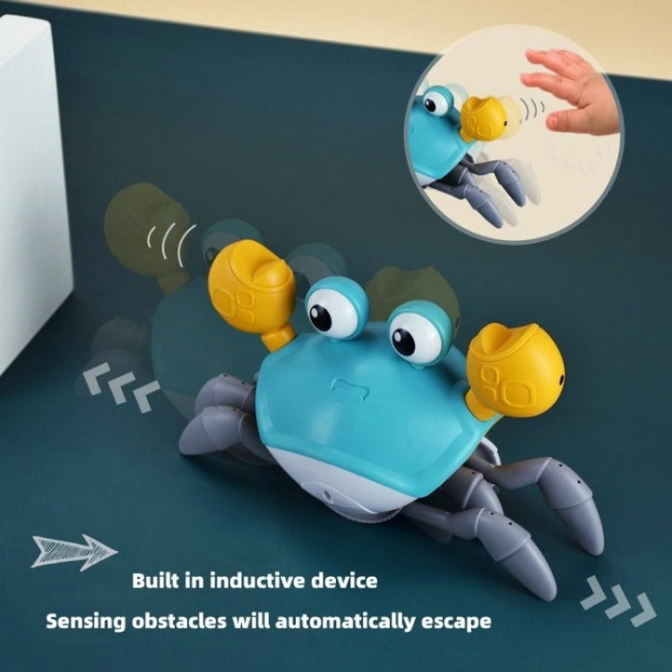 Escape Crab Automatic Obstacle Avoidance Light Music Electric Induction Crawling Toy(Green Battery Model) - Music Toys by buy2fix | Online Shopping UK | buy2fix