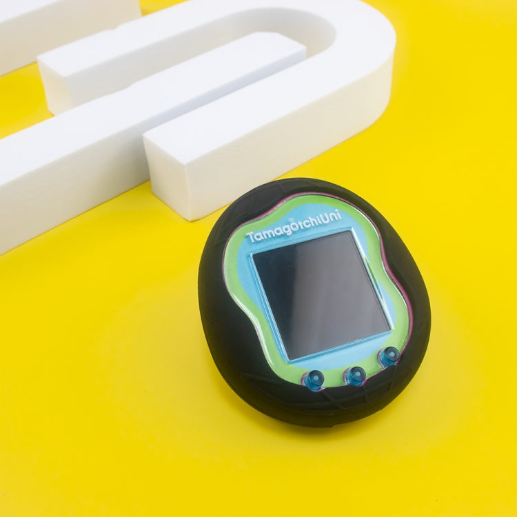 For Tamagotchi Uni (2023) Pet Game Machine Silicone Protection Case(Black) - Accessories by buy2fix | Online Shopping UK | buy2fix