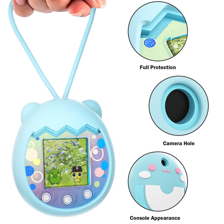 For Tamagotchi Pix Cartoon Electronic Pet Gaming Machine Silicone Protective Cover, Color: Pink - Accessories by buy2fix | Online Shopping UK | buy2fix