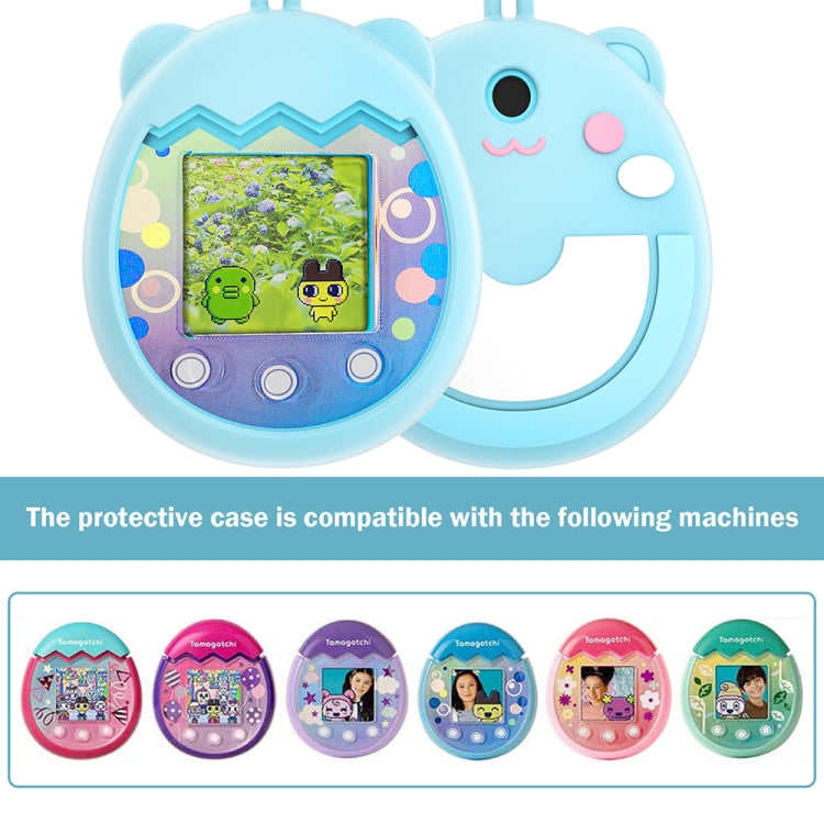 For Tamagotchi Pix Cartoon Electronic Pet Gaming Machine Silicone Protective Cover, Color: Purple - Accessories by buy2fix | Online Shopping UK | buy2fix