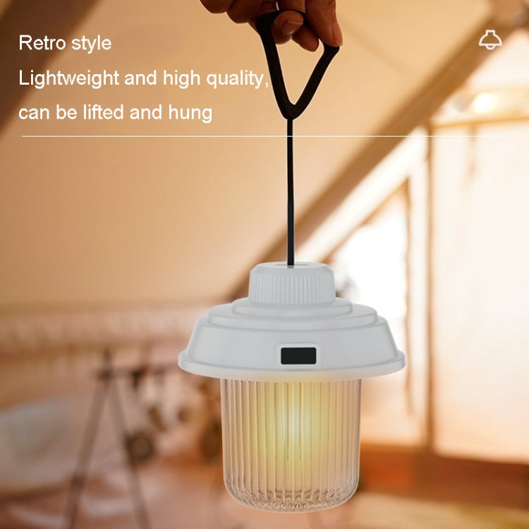 Outdoor LED Camping Light Canopy Hanging Lamp Portable Camping Tent Lights, Style: Charging Model White - Camping Lighting by buy2fix | Online Shopping UK | buy2fix