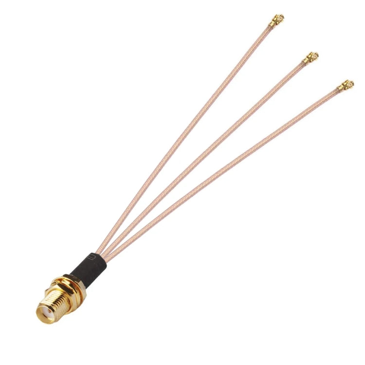 1 In 3 IPX To SMAK RG178 Pigtail WIFI Antenna Extension Cable Jumper(15cm) - Connectors by buy2fix | Online Shopping UK | buy2fix