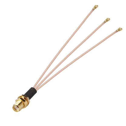 1 In 3 IPX To SMAK RG178 Pigtail WIFI Antenna Extension Cable Jumper(20cm) - Connectors by buy2fix | Online Shopping UK | buy2fix