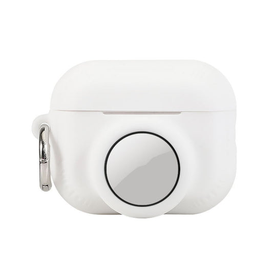 For AirPods Pro 2 / Airtag 2 In 1 All-inclusive Silicone Anti-drop Protection Case(White) - For AirPods Pro 2 by buy2fix | Online Shopping UK | buy2fix